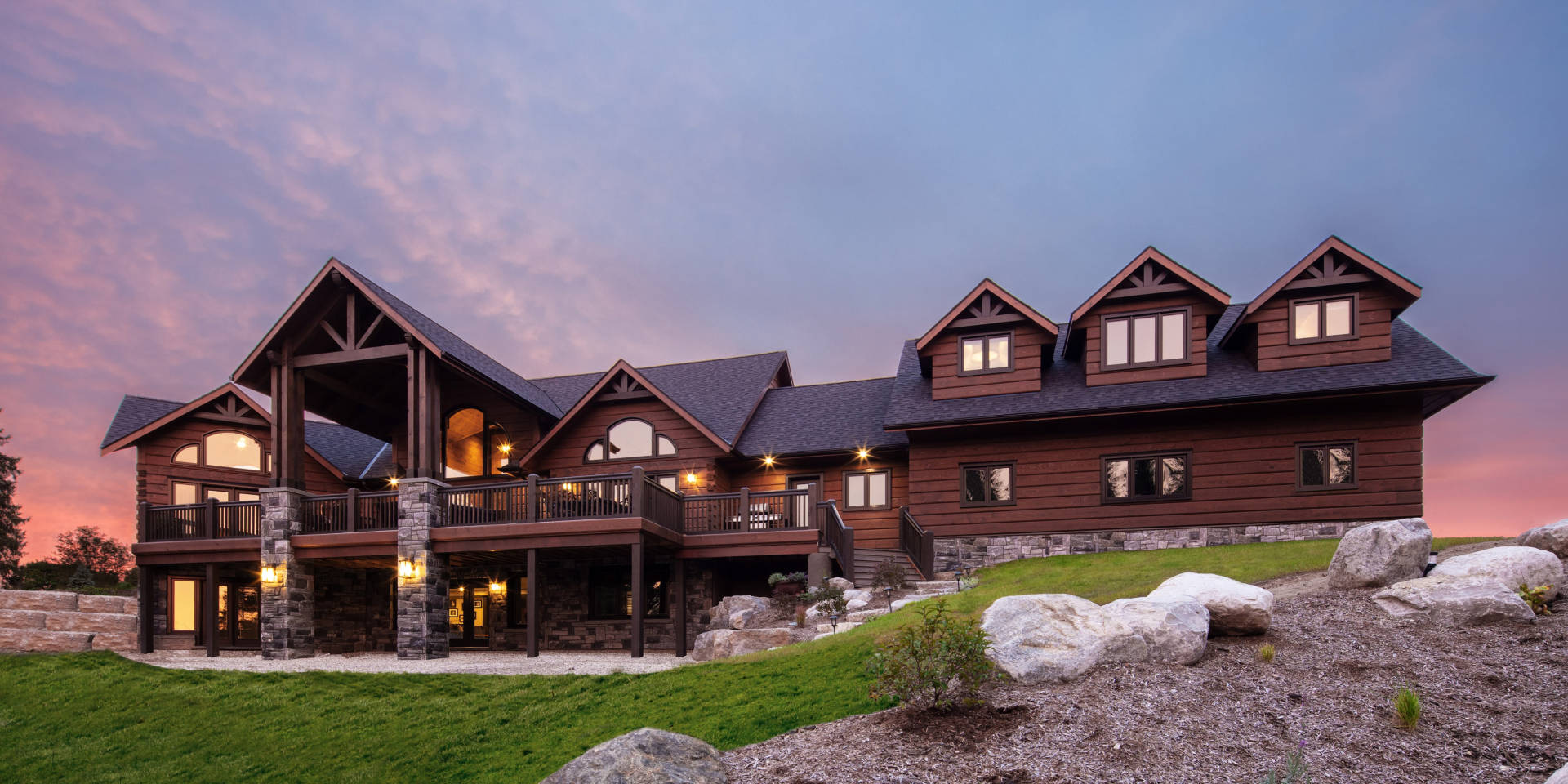 Log Home exterior