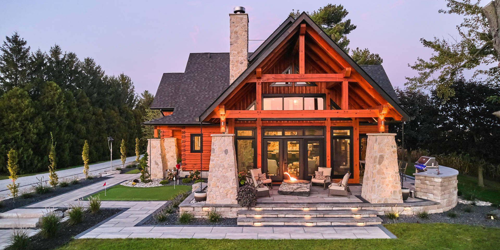 Log Home exterior