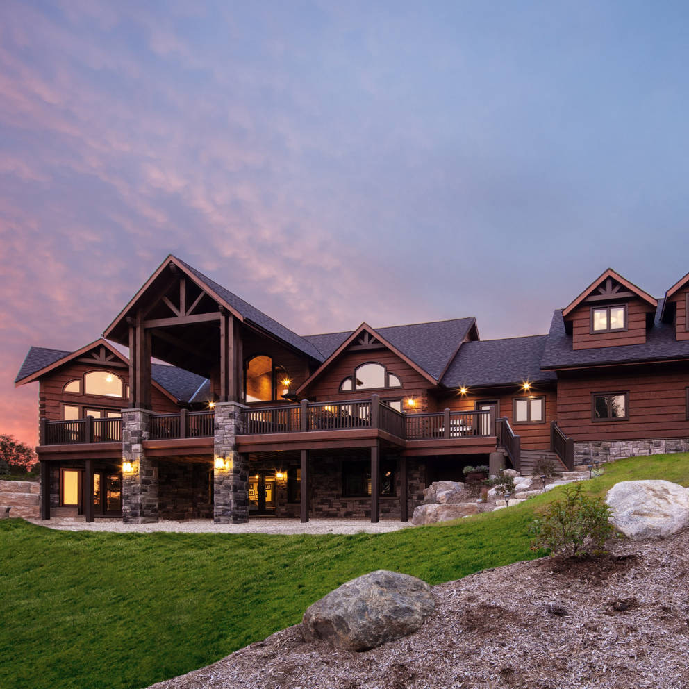Log Home exterior