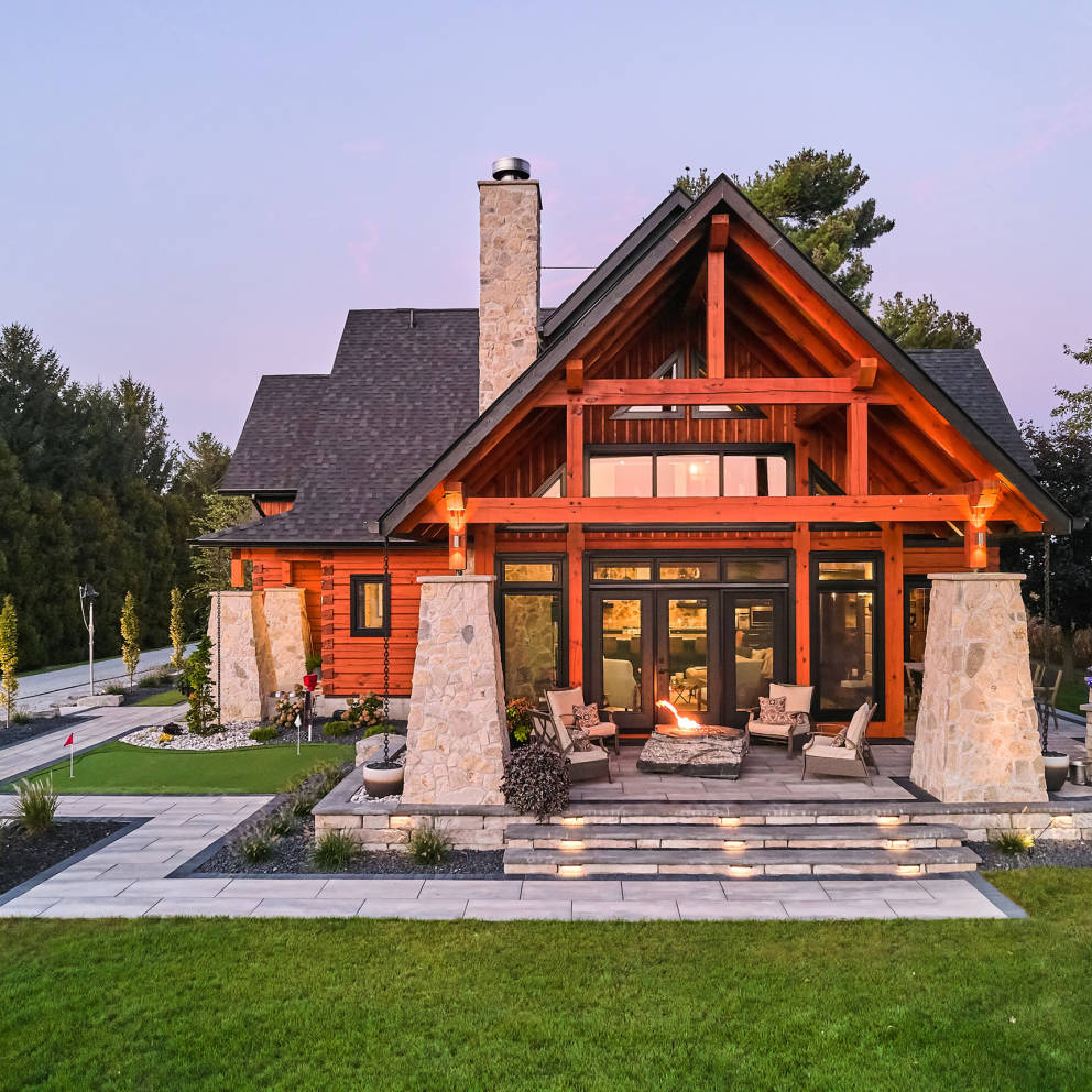 Log Home exterior