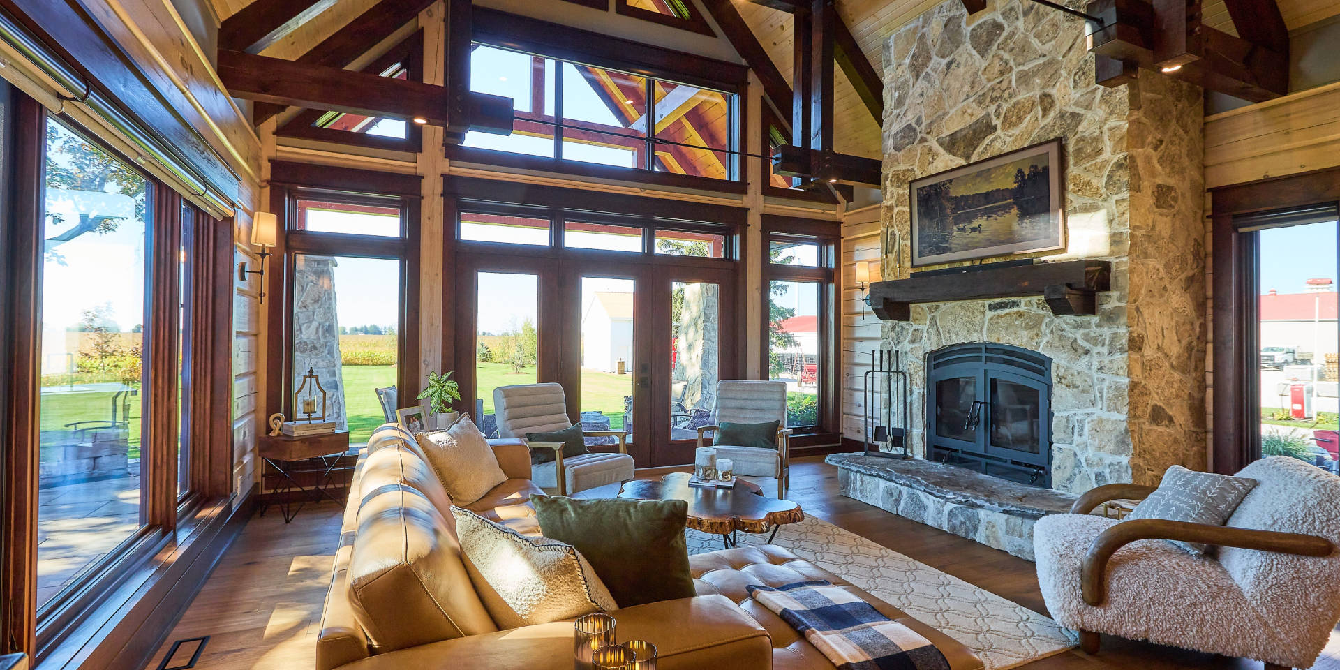 Log Home interior