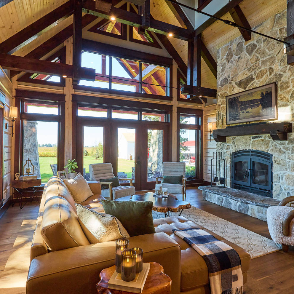 Log Home interior