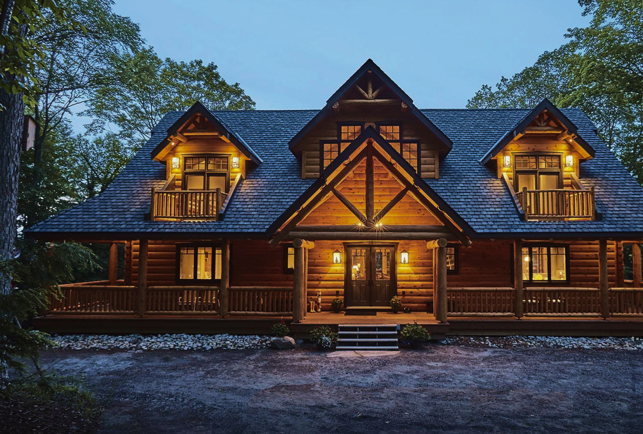 Log Home exterior
