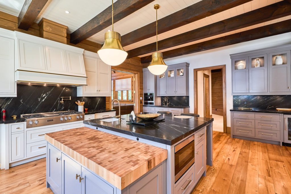 Custom Log and Timber Lake House