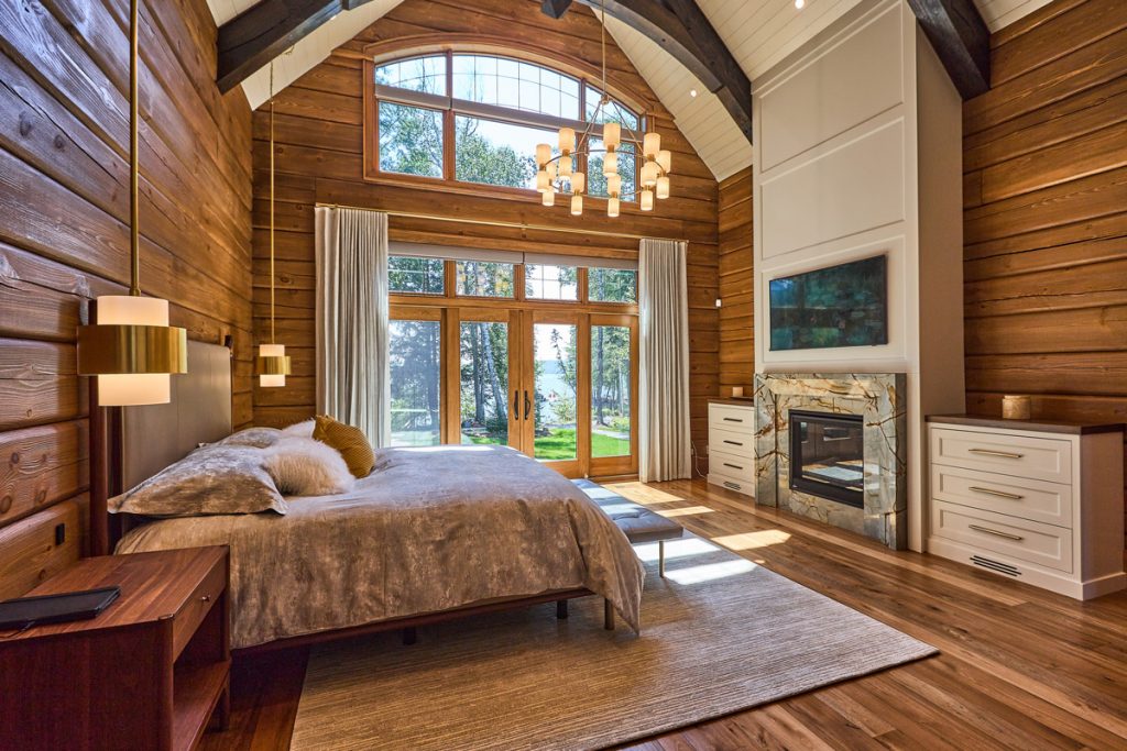 Custom Log and Timber Lake House