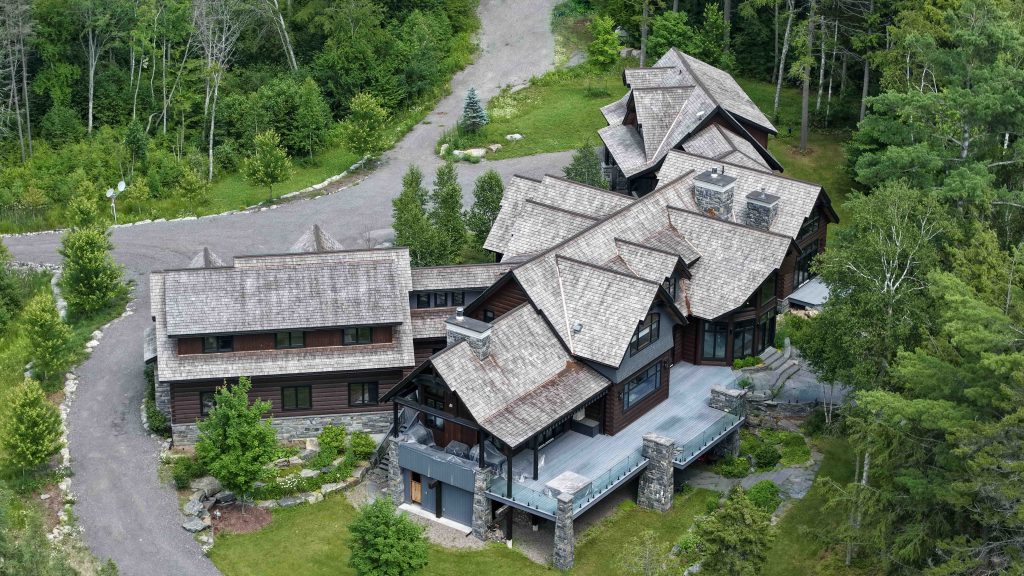 Custom Log and Timber Lake House
